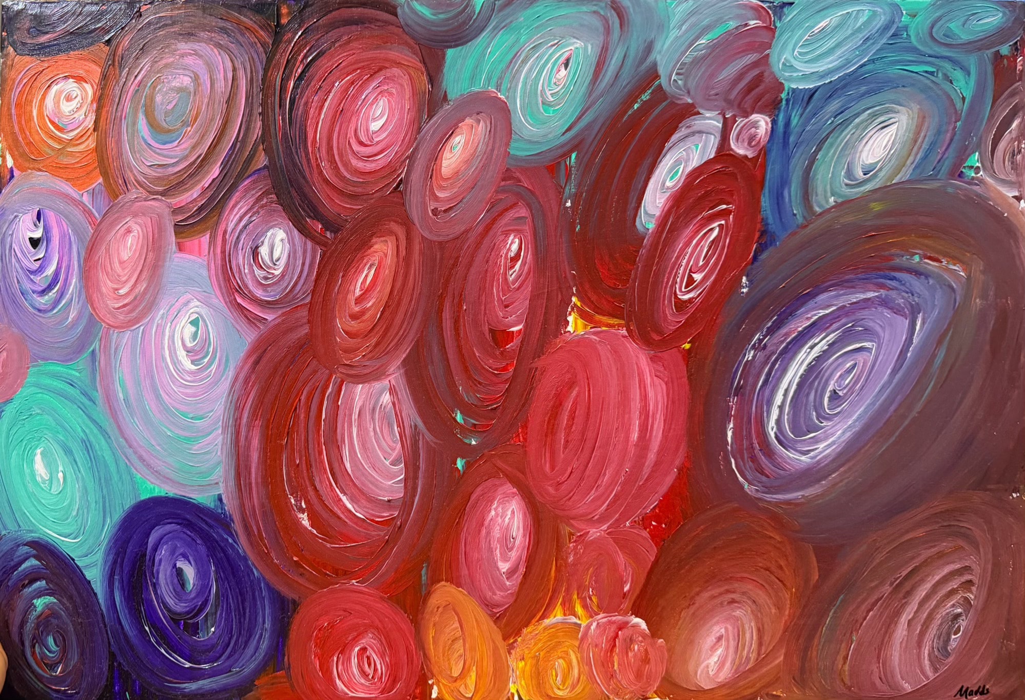 Swirl & Bloom by MedePaints