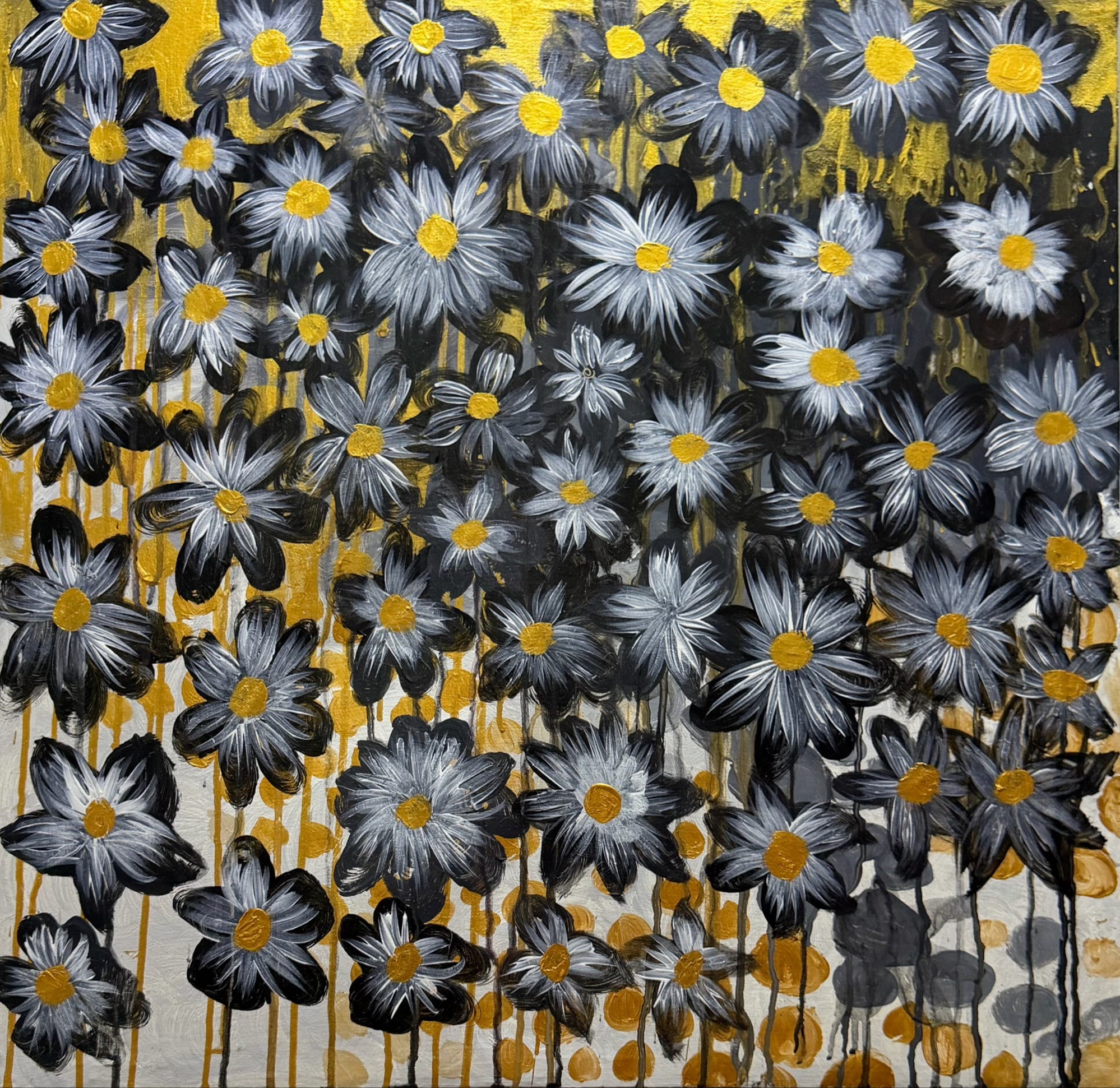 Gilded Bloom by MedePaints